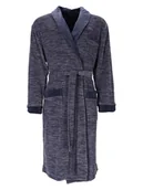 Szlafroki męskie - Vossen Szlafrok "Alberto" w kolorze granatowym - miniaturka - grafika 1