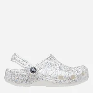 Buty dla dziewczynek - Croksy dziecięce Crocs Classic Starry Glitter Clog KCR208619 28-29 Białe (196265332922) - miniaturka - grafika 1