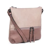 Torebki damskie - Hexagona Damska torebka Paris GRACIEUSE Collection-Himbeere-in syntetyk torebka damska mała torebka na ramię, L: 28 x wys. : 23,5 x P: 9 cm, Proszek/brudny róż wdzięczny, jeden rozmiar - miniaturka - grafika 1