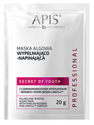 Maseczki do twarzy - APIS Secret of Youth Wypełniająco-napinająca maska algowa z Rooibos i Linefill™ MINI 20g - miniaturka - grafika 1