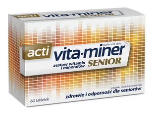 Aflofarm Vita-miner Senior 60 szt. - Witaminy i minerały - miniaturka - grafika 1