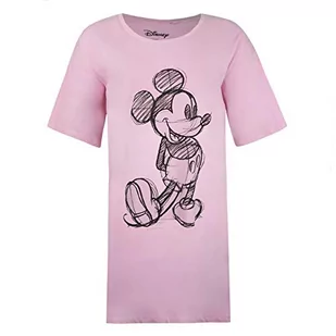Disney Damska koszula nocna z motywem Myszki Miki, Różowy (jasnoróżowy Ltp), S - Piżamy damskie - miniaturka - grafika 1