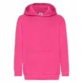 Bluzy dla dziewczynek - Bluza Dziecięca Z Kapturem Hooded Sweat Fuchsia r. 7-8(128) - miniaturka - grafika 1