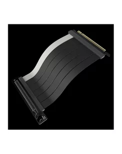 Cooler Master Riser Cable PCIe 4.0 x16 V2, extension cable (Kolor: CZARNY/grey, 20cm) - Adaptery i przejściówki - miniaturka - grafika 1