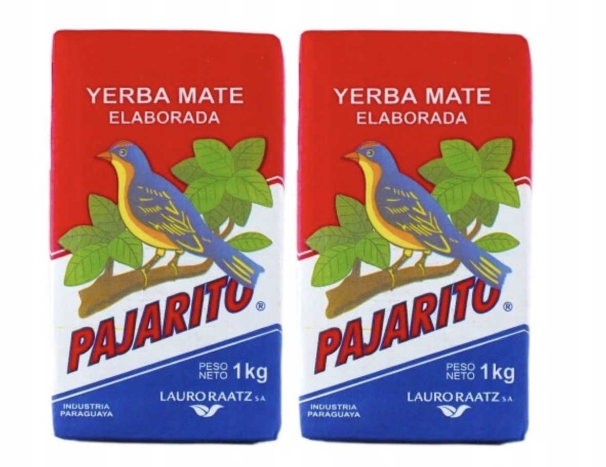 Zestaw Mocy Herbata Yerba Mate Pajarito Elaborada Con Palo 4x1000G (4KG)