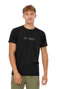 Koszulki sportowe męskie - Koszulka męska T-shirt grafen Alpinus Dirfi czarny - miniaturka - grafika 1