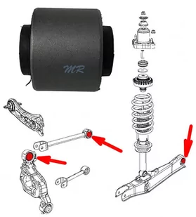 Tuleja tylnego zawieszenia Dodge Avenger 2008- - Tuleje zawieszenia - miniaturka - grafika 2