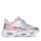 Buty dla dziewczynek - Sneakersy Nelli Blu K23933 Różowy - miniaturka - grafika 1