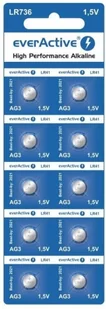 EverActive Bateria Pastylkowa G3 LR736 LR41 Lithium Battery 1,5v 10szt - Baterie i akcesoria - miniaturka - grafika 2