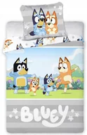 Pościel dla dzieci - Dwustronna Bawełniana Pościel Bluey 160x200 - miniaturka - grafika 1