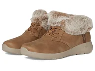 Botki damskie - Skechers Damskie botki Go Joy Cozy Charm, Kasztan, 39.5 EU - miniaturka - grafika 1