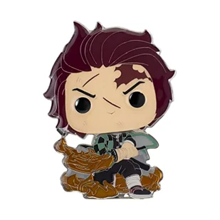 Funko Pop! Pin Figurka Tanjiro Kamado Demon Slayer - Figurki kolekcjonerskie - miniaturka - grafika 2