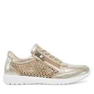 Sneakersy damskie - Sneakersy Caprice 9-23550-42 Złoty - miniaturka - grafika 1
