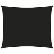 Parasole ogrodowe - vidaXL Prostokątny żagiel ogrodowy, tkanina Oxford, 4x5 m, czarny 135766 - miniaturka - grafika 1
