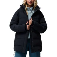 Kurtki i kamizelki sportowe damskie - Kurtka damska Columbia Amaze Puff Mid 2133703010 - czarne - miniaturka - grafika 1