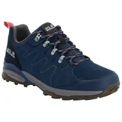 Buty trekkingowe damskie - Buty damskie Jack Wolfskin Refugio Texapore Low W Rozmiar butów (UE): 41 / Kolor: niebieski - miniaturka - grafika 1