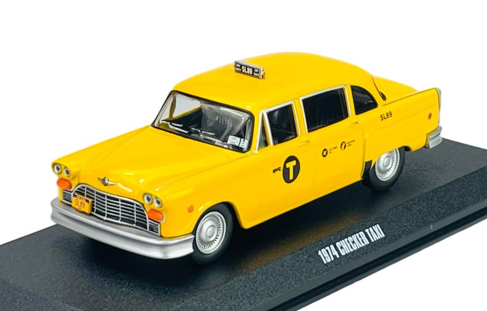 GREENLIGHT JOHN WICK 1974 CHECKER TAXI ŻÓŁTY 1:43 86607