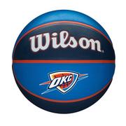 Koszykówka - Piłka do koszykówki Wilson NBA Team Oklahoma City Thunder Ball rozmiar 7 - miniaturka - grafika 1