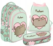 Plecaki - Plecak 4 komorowy Pusheen mint - miniaturka - grafika 1
