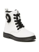 Buty dla dziewczynek - Nelli Blu Trapery CM211112-75 Biały - miniaturka - grafika 1