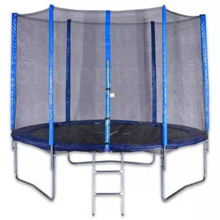 Spartan trampolina z siatką ochronną i drabinką - 250 cm - Trampoliny - miniaturka - grafika 1