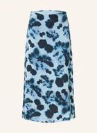 Spódnice - Calvin Klein Satynowa Spódnica blau - miniaturka - grafika 1