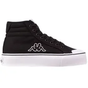 Trampki damskie - Buty Kappa Boron MId Pf 243161 1110 czarne - miniaturka - grafika 1