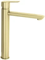 Baterie umywalkowe - Bateria umywalkowa wysoka złota szczotkowana 30 cm Cejlo Deante - miniaturka - grafika 1