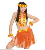 Gadżety dla niej i dla niego - Widmann Zestaw "Hawaje Deluxe", pomarańczowy, WI24566 - miniaturka - grafika 1