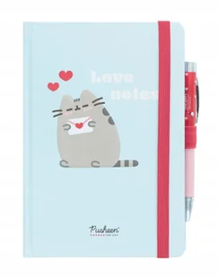 Grupo Erik Notebook Pusheen z boligrafem - Notebook A5 Premium - Notatnik w paski w miękkiej oprawie | Notatnik A5 białe arkusze - Notatnik A5 - Notatnik A5 - Pozostałe książki - miniaturka - grafika 1