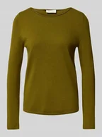 Swetry damskie - Sweter o kroju regular fit z dzianiny z mieszanki żywej wełny - miniaturka - grafika 1