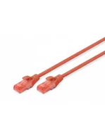 Kable miedziane - Digitus Patchcord U-UTP Cat6 LSZH 0.5m czerwony DK-1617-005/R - miniaturka - grafika 1