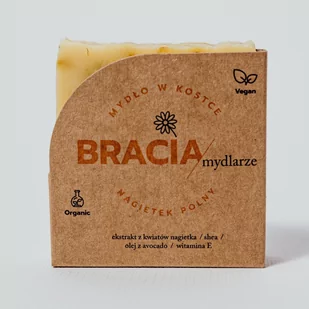 Bracia Mydlarze Mydło Nagietek polny Mydła do rąk 110 g - Mydła - miniaturka - grafika 1