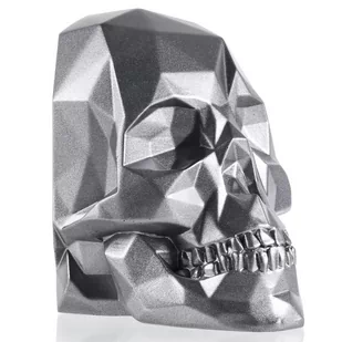 Bookend Śkull Low Poly Śteel - Podpórki do książek - miniaturka - grafika 1
