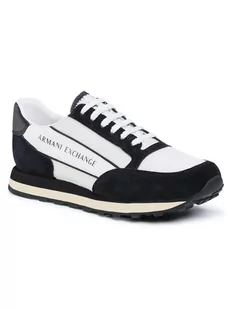 Armani Exchange Sneakersy XUX083 XV263 A001 Biały - Sneakersy męskie - miniaturka - grafika 1