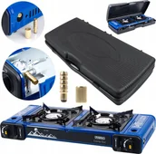 Walizki - Promis Kuchenka turystyczna Promis KGC200 dwupalnikowa + walizka - miniaturka - grafika 1