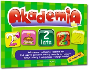 Greg Akademia 2 Lata - Ewa Sajek, Alicja Karczmarska-Strzebońska - Książki edukacyjne - miniaturka - grafika 2