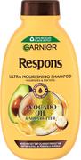 Szampony do włosów - Garnier Respons Szampon do włosów Avocado Oil & Shea Butter  250 ml - miniaturka - grafika 1