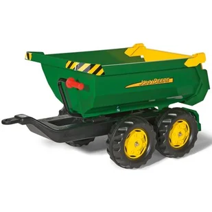 Rolly Toys Przyczepa wywrotka do Traktorka na pedały John Deere Halfpipe Wywrotk - Jeździki dla dzieci - miniaturka - grafika 1