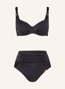 Charmline Bikini Z Fiszbinami Uni schwarz - Moda i Uroda OUTLET - miniaturka - grafika 1