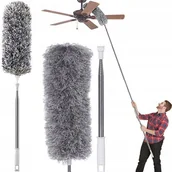 Miotły, szufle, mopy - TELESKOPOWA SZCZOTKA DO KURZU 280cm MIOTEŁKA 39 EB251 - miniaturka - grafika 1