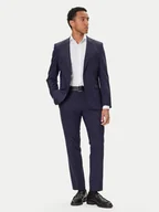 Garnitury - HUGO Garnitur Henry/Getlin232X 50547345 Granatowy Slim Fit - miniaturka - grafika 1