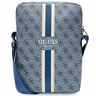 Guess Torba GUTB10P4RPSB 10" niebieski/blue 4G Stripes Tablet Bag - Torby na laptopy - miniaturka - grafika 1