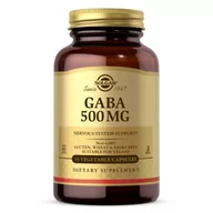 Witaminy i minerały dla sportowców - SOLGAR SOLGAR Gaba 500mg 100vegcaps - miniaturka - grafika 1