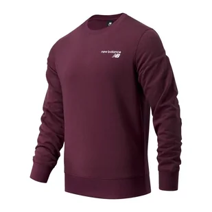 Bluza New Balance MT03911BG - bordowa - Bluzy sportowe męskie - miniaturka - grafika 1