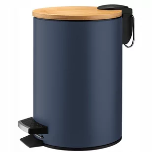 Kosz Na Śmieci Łazienkowy 3L Granatowy - Kieliszki - miniaturka - grafika 1