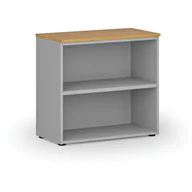 Regały biurowe - Regał biurowy PRIMO GRAY, 740 x 800 x 420 mm, szary/buk - miniaturka - grafika 1