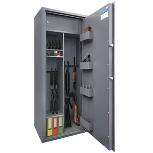 Sejf do broni długiej ARSENAŁ 1454 Klasy S1 zamek elektroniczny kolor 7024 - Sejfy i kasy pancerne - miniaturka - grafika 1