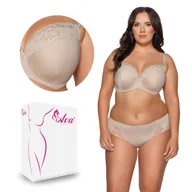 Biustonosze - Biustonosz Full Cup AV 2112 usztywniany beżowy  90I - miniaturka - grafika 1