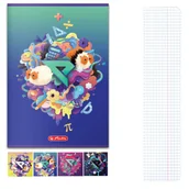 Zeszyty szkolne - Zeszyt A4 60k kratka w kratkę z marginesem HERLITZ - miniaturka - grafika 1